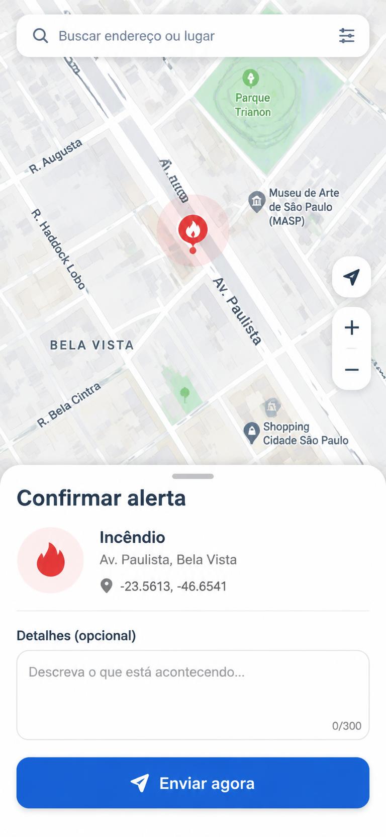 Alerta em 2 toques
